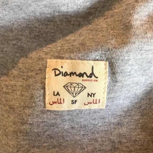 Diamond Supply Company 3/4 sleeve shirt. New without tags. Size large. - Picture 3 of 3